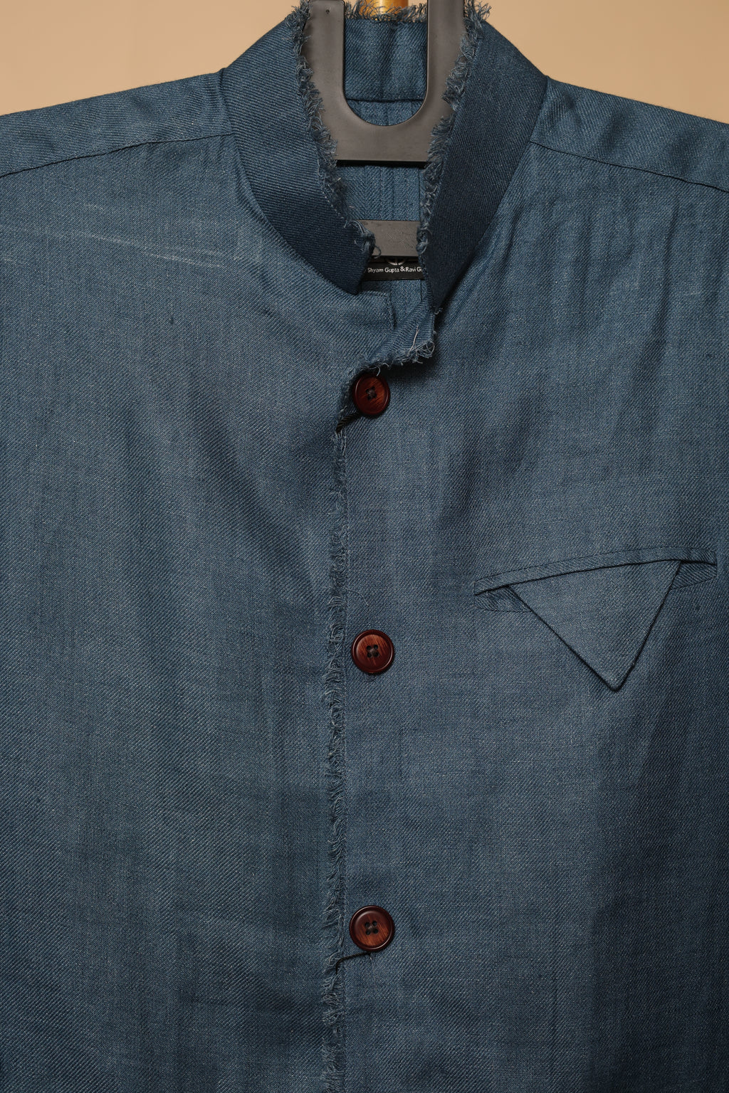 Men’s Slate Blue Designer Bandhgala Jacket