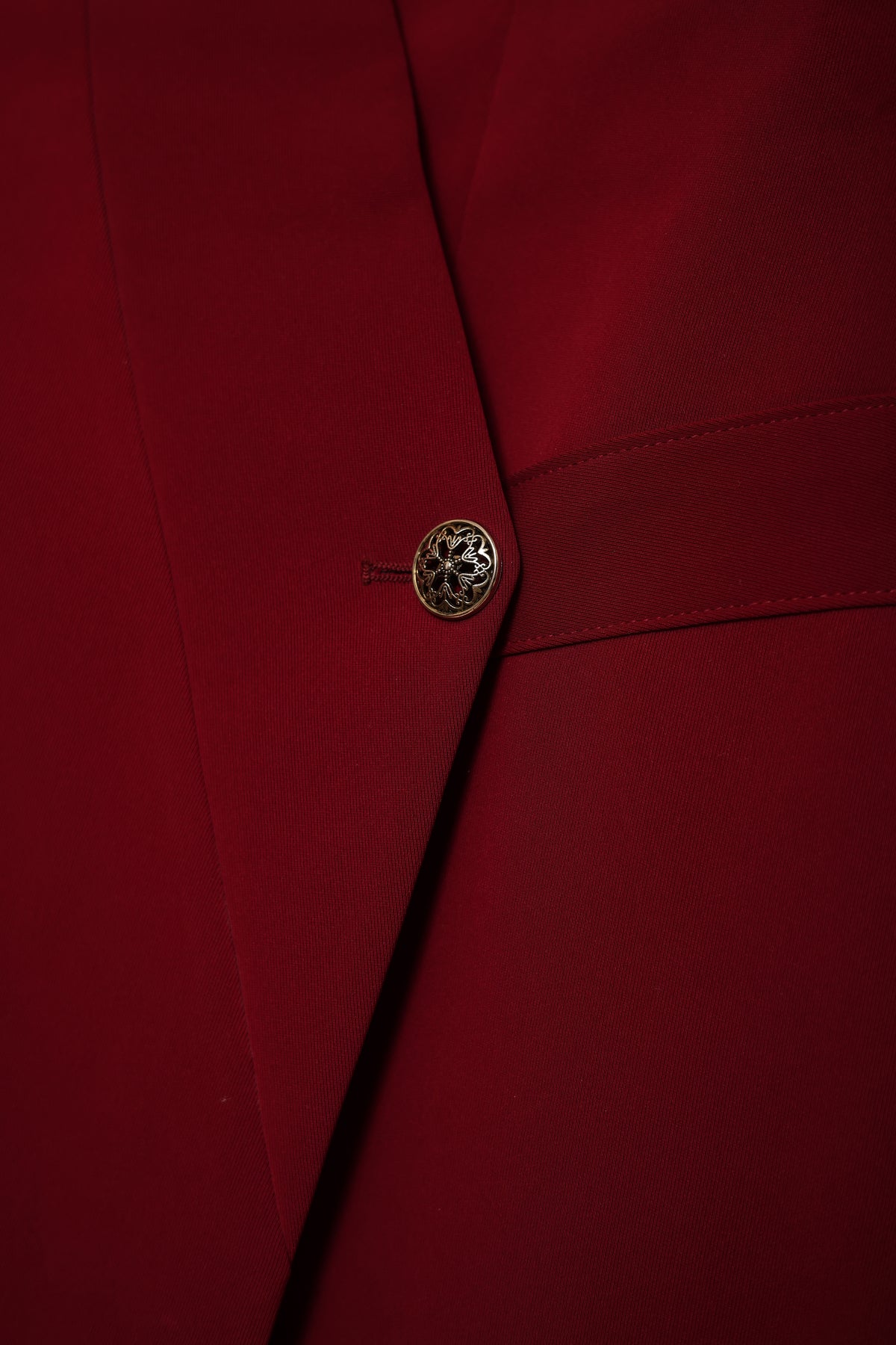 Men’s Maroon Asymmetric Designer Waistcoat