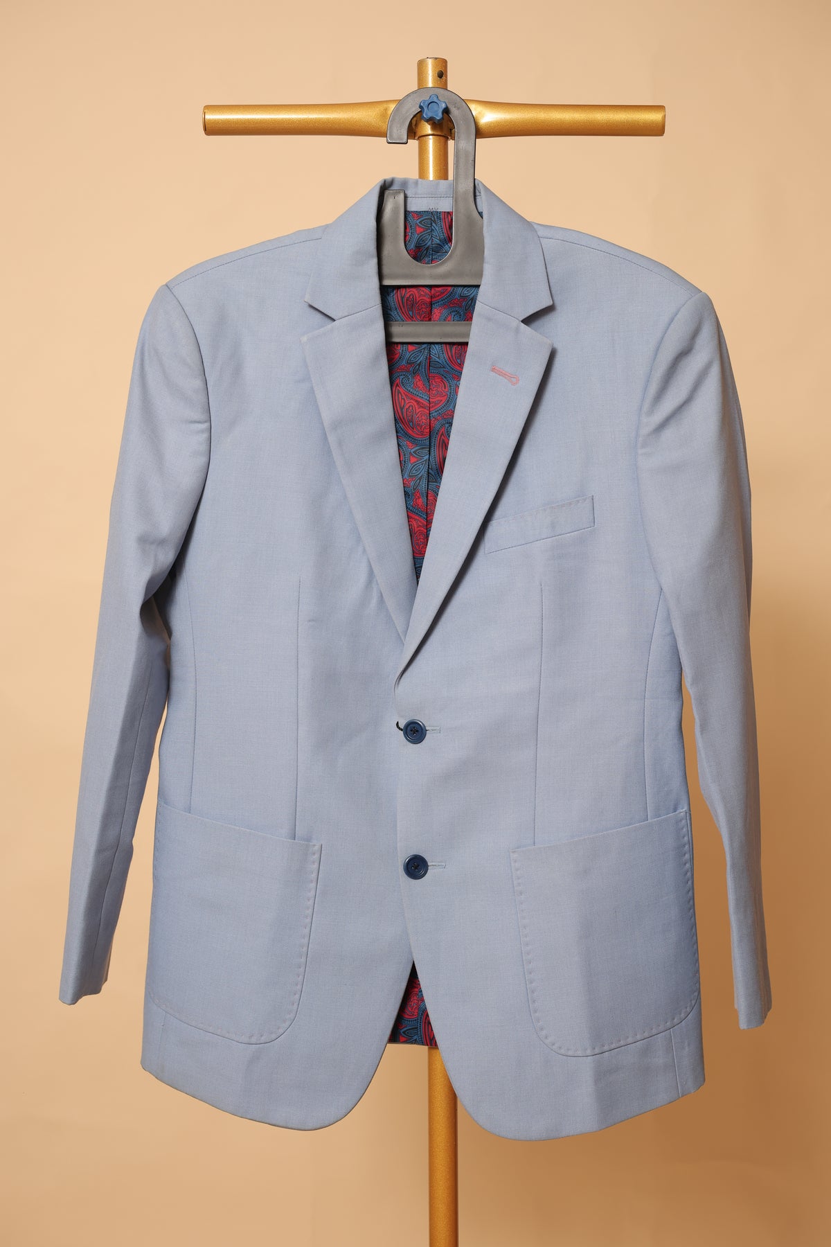 Men’s Sky Blue Premium Formal Blazer
