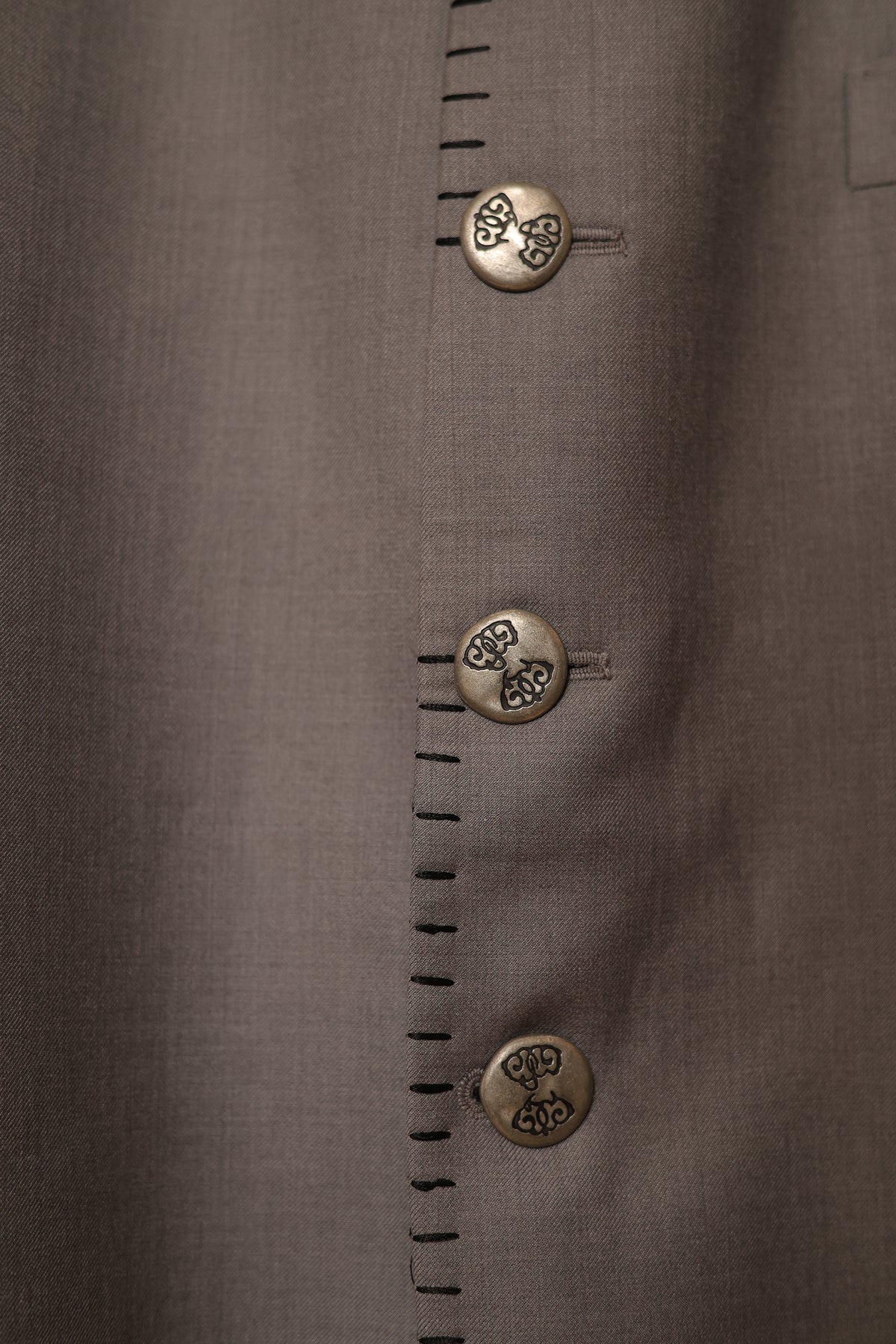 Men’s Grey Classic Bandhgala Jacket