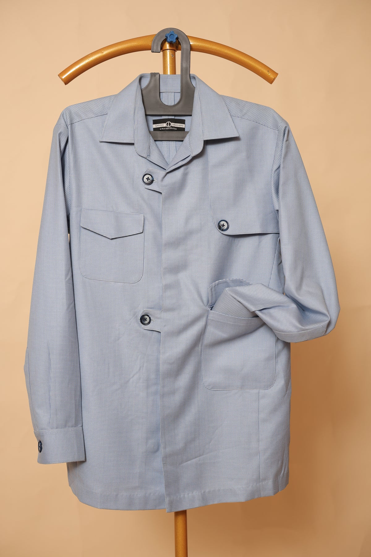 Men’s Light Grey Utility Shirt Co-Ord Set