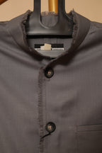 Men’s Taupe Grey Button-Down Co-Ord Set