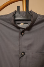 Men’s Taupe Grey Button-Down Co-Ord Set