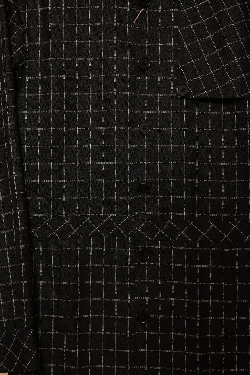 Men’s Black Windowpane Check Co-Ord Set