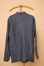 Men’s Blue Striped Designer Shirt
