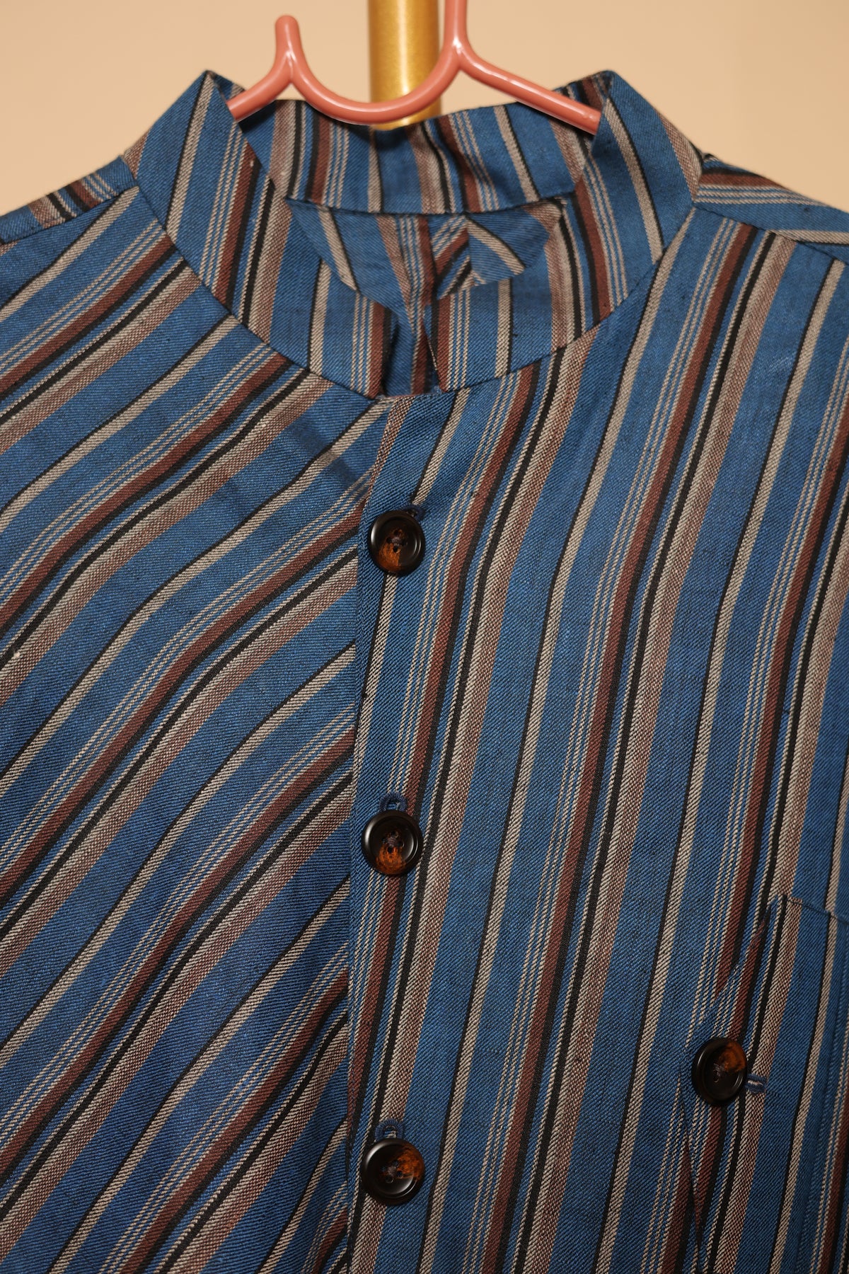 Men’s Blue Striped Designer Shirt