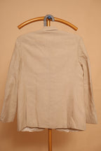 Men’s Beige Classic Two-Button Blazer