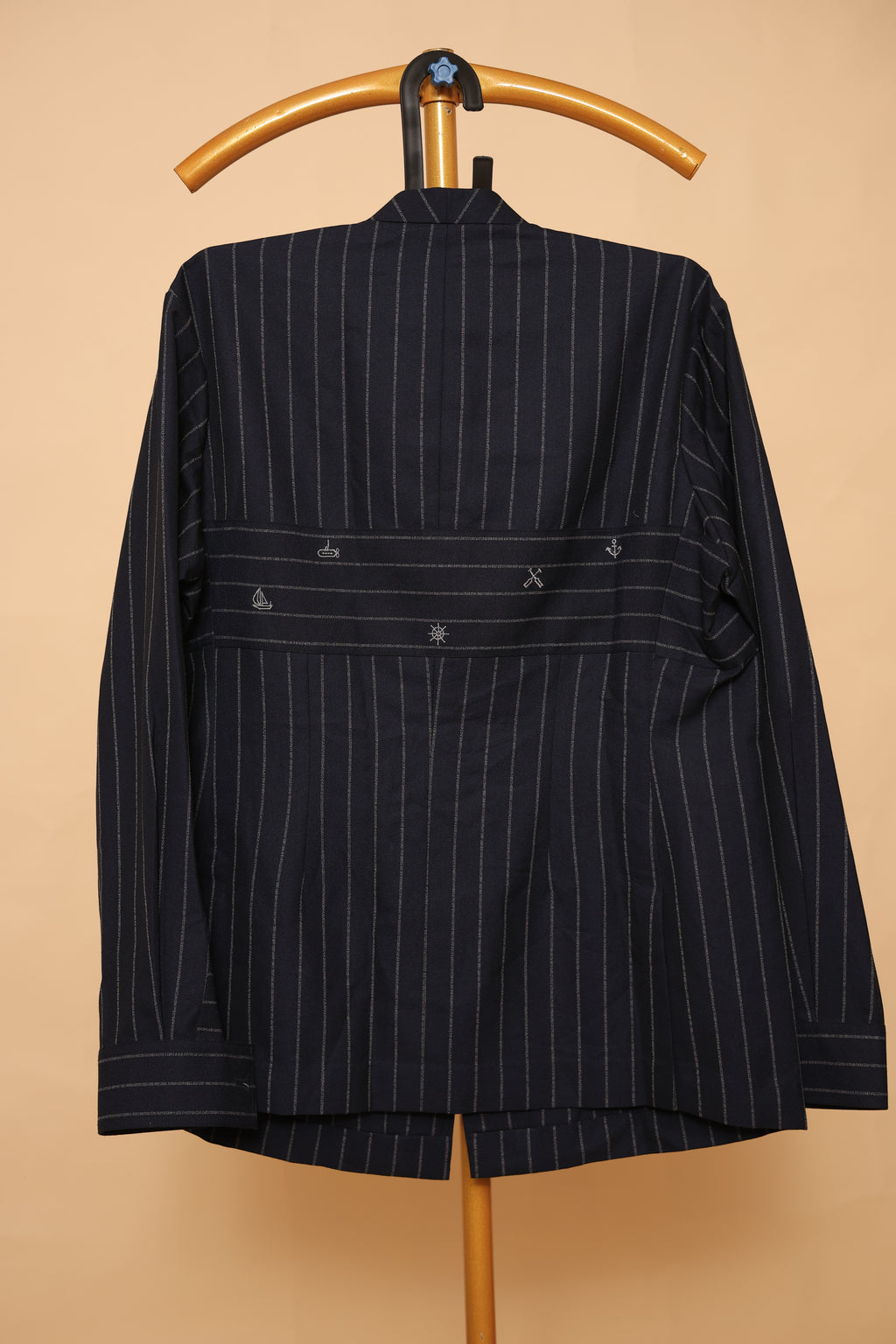 Men’s Black Pinstripe Designer Co-Ord Set