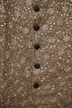 Men’s Brown Gold-Tone Embroidered Sherwani