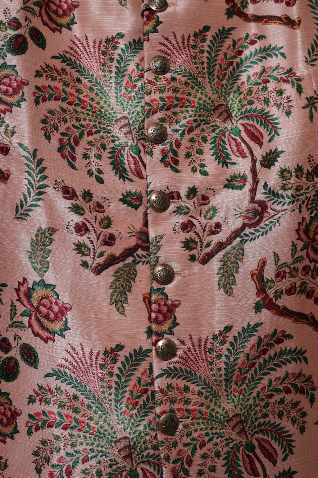 Men’s Blush Pink Floral Printed Sherwani