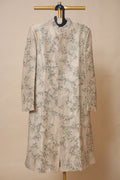Men’s Champagne Gold Floral Embroidered Sherwani