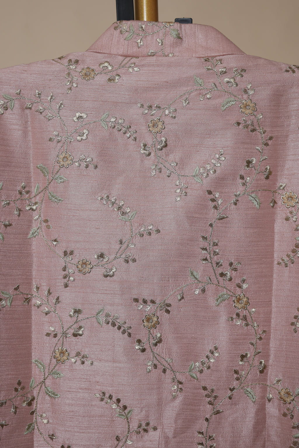 Men's Dusty Pink Floral Embroidered Sherwani