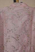 Men's Dusty Pink Floral Embroidered Sherwani