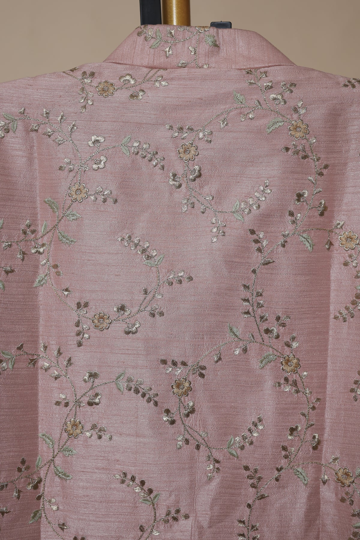 Men's Dusty Pink Floral Embroidered Sherwani