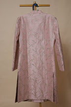 Men's Dusty Pink Floral Embroidered Sherwani