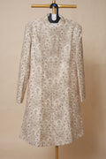 Men's Blush Ivory Floral Embroidered Wedding Sherwani