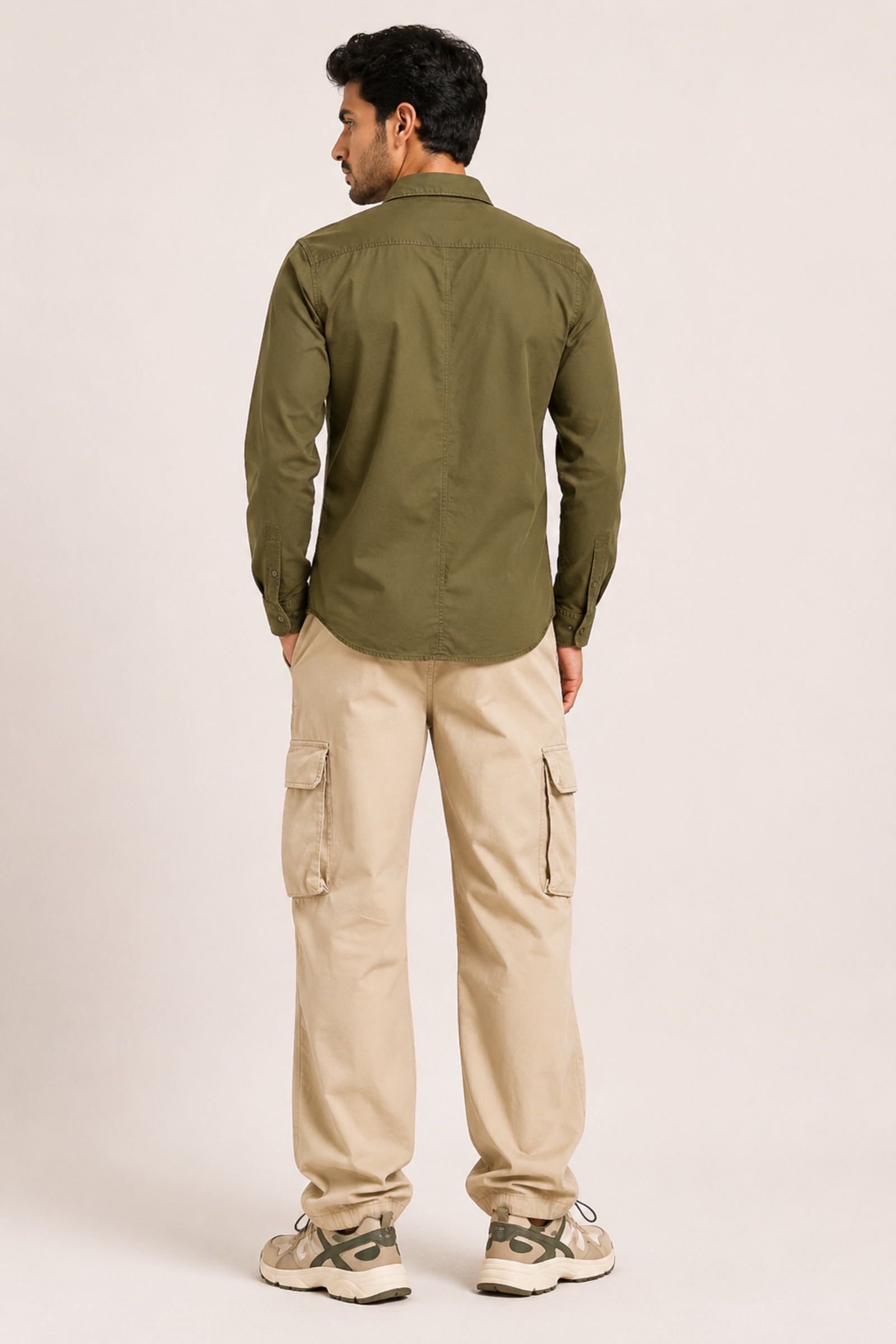 Utility Button-Down – Olive