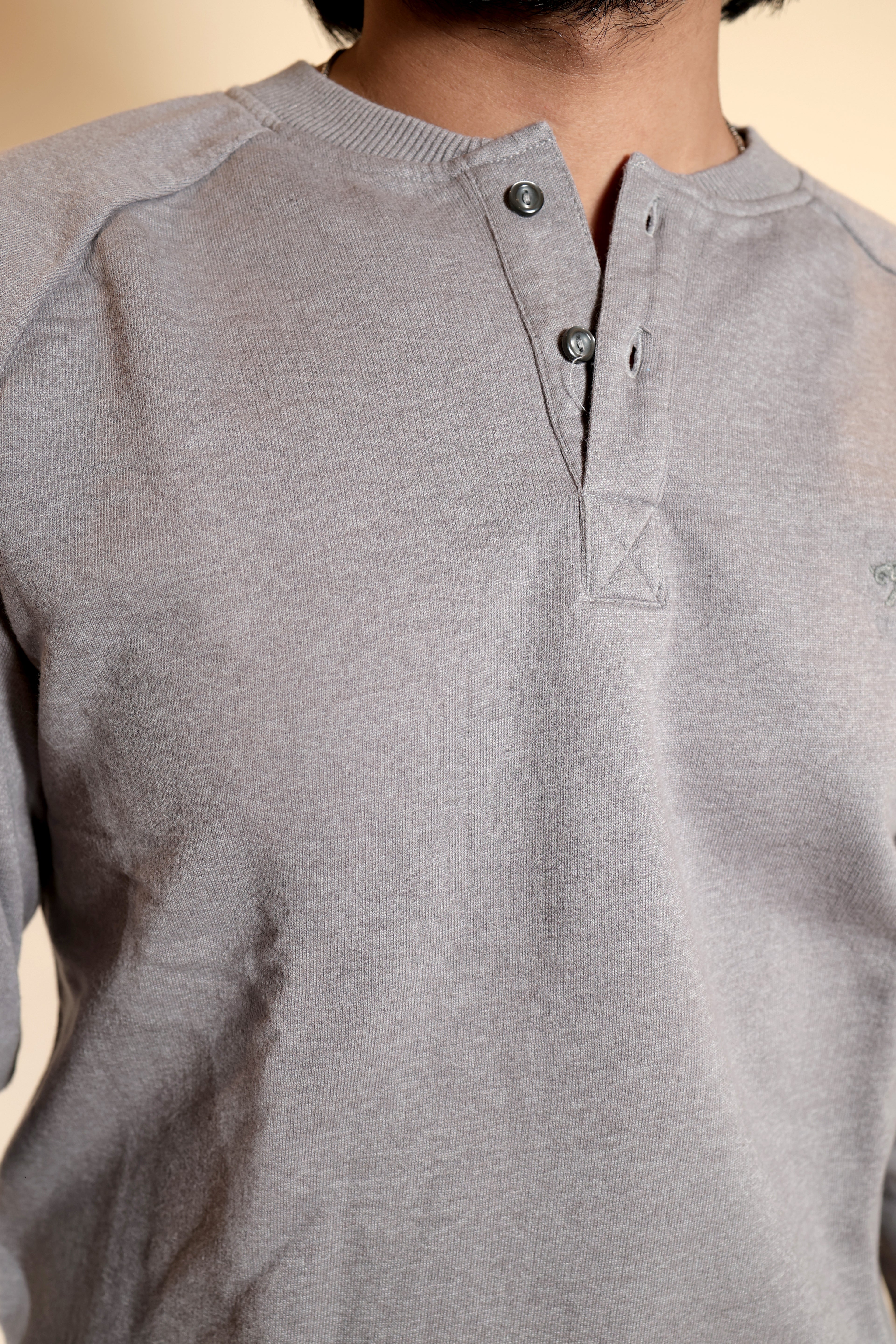 Soft Knit Grey Sweat Shirt