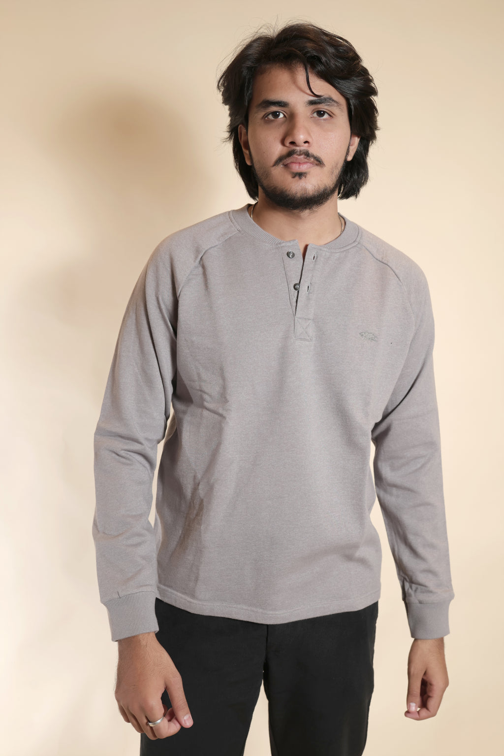 Soft Knit Grey Sweat Shirt