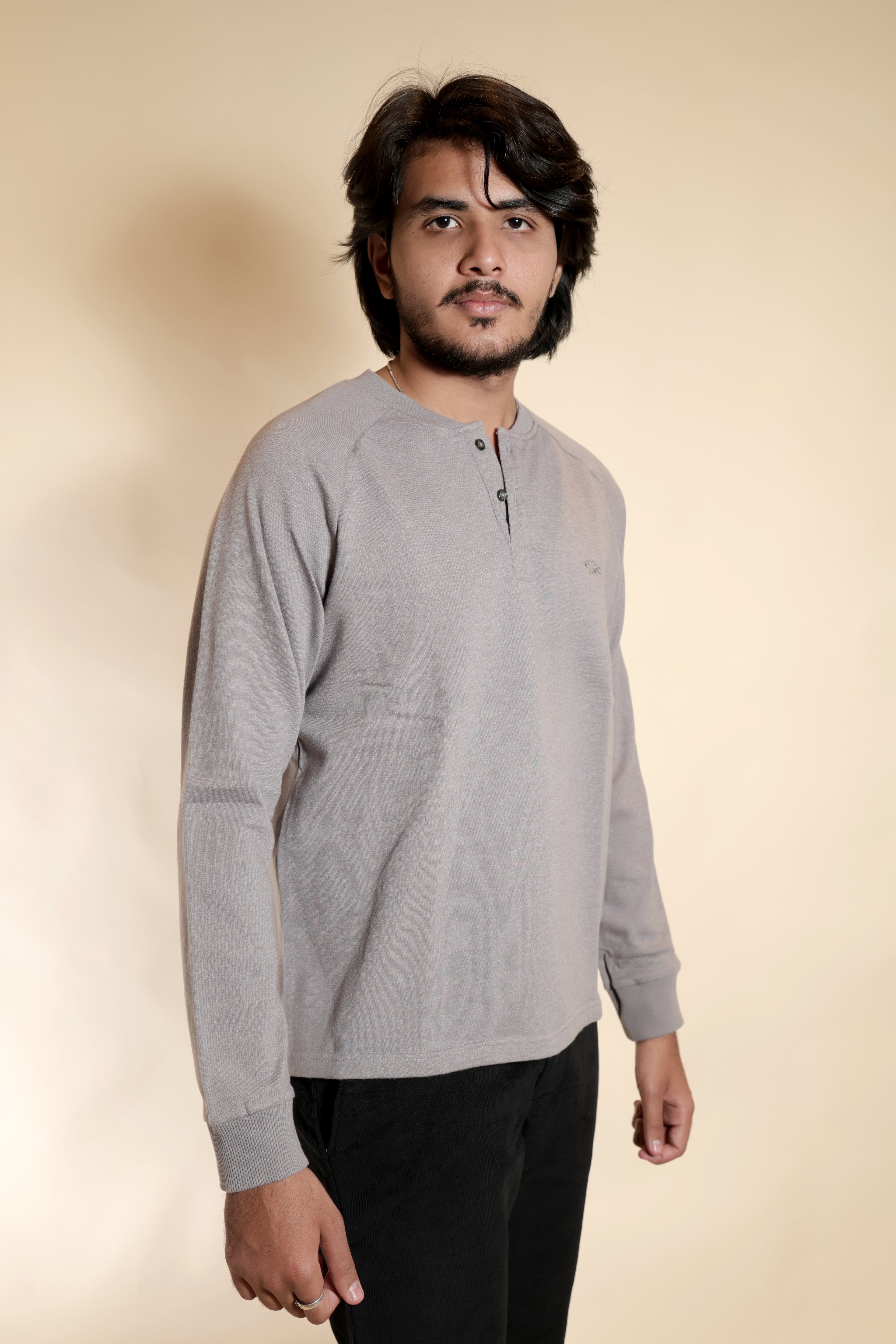 Soft Knit Grey Sweat Shirt