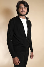 Classic Black Zip-Up Jacket