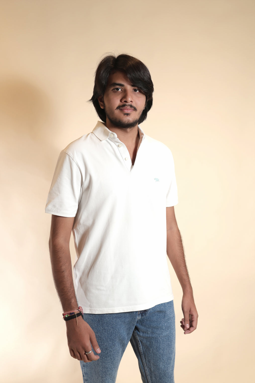 Everyday Casual White Polo