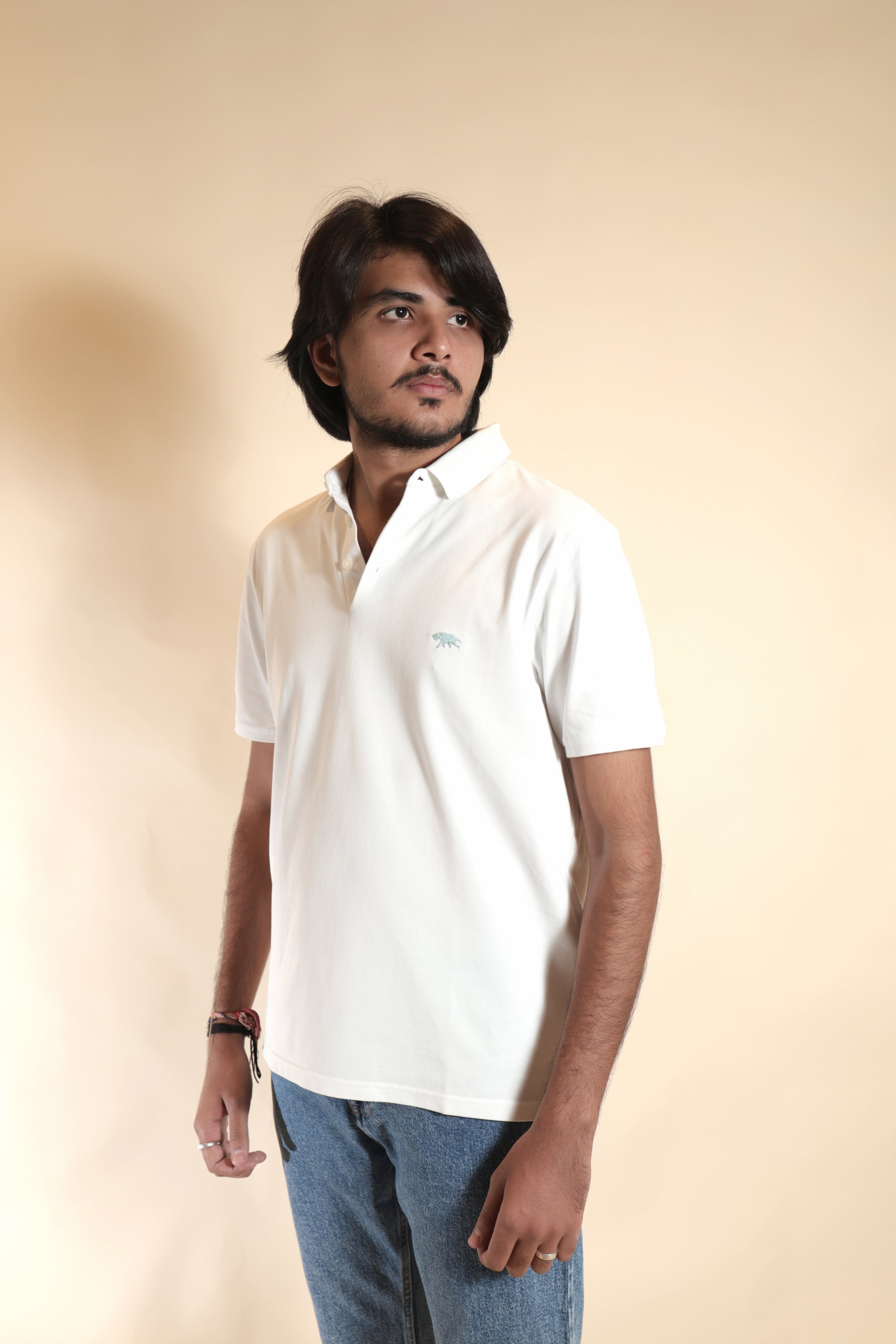 Everyday Casual White Polo