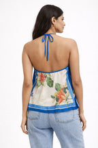 Azure Island Scarf Top