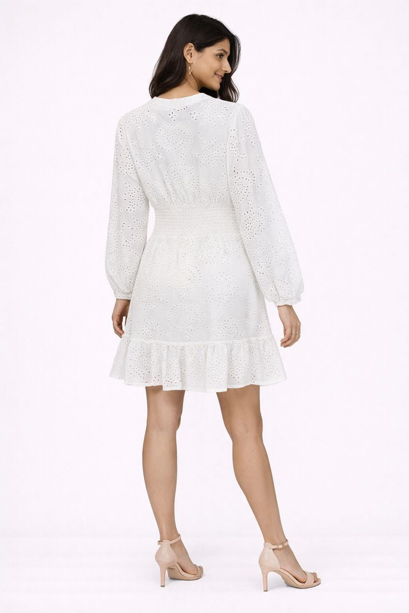 The Ivory Eyelet Mini