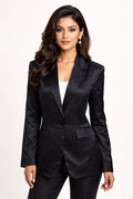 Sleek Silhouette Black Blazer