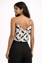 Abstract Monochrome Camisole
