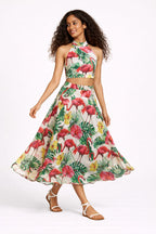 Tropical Flamingo Two-Piece Set