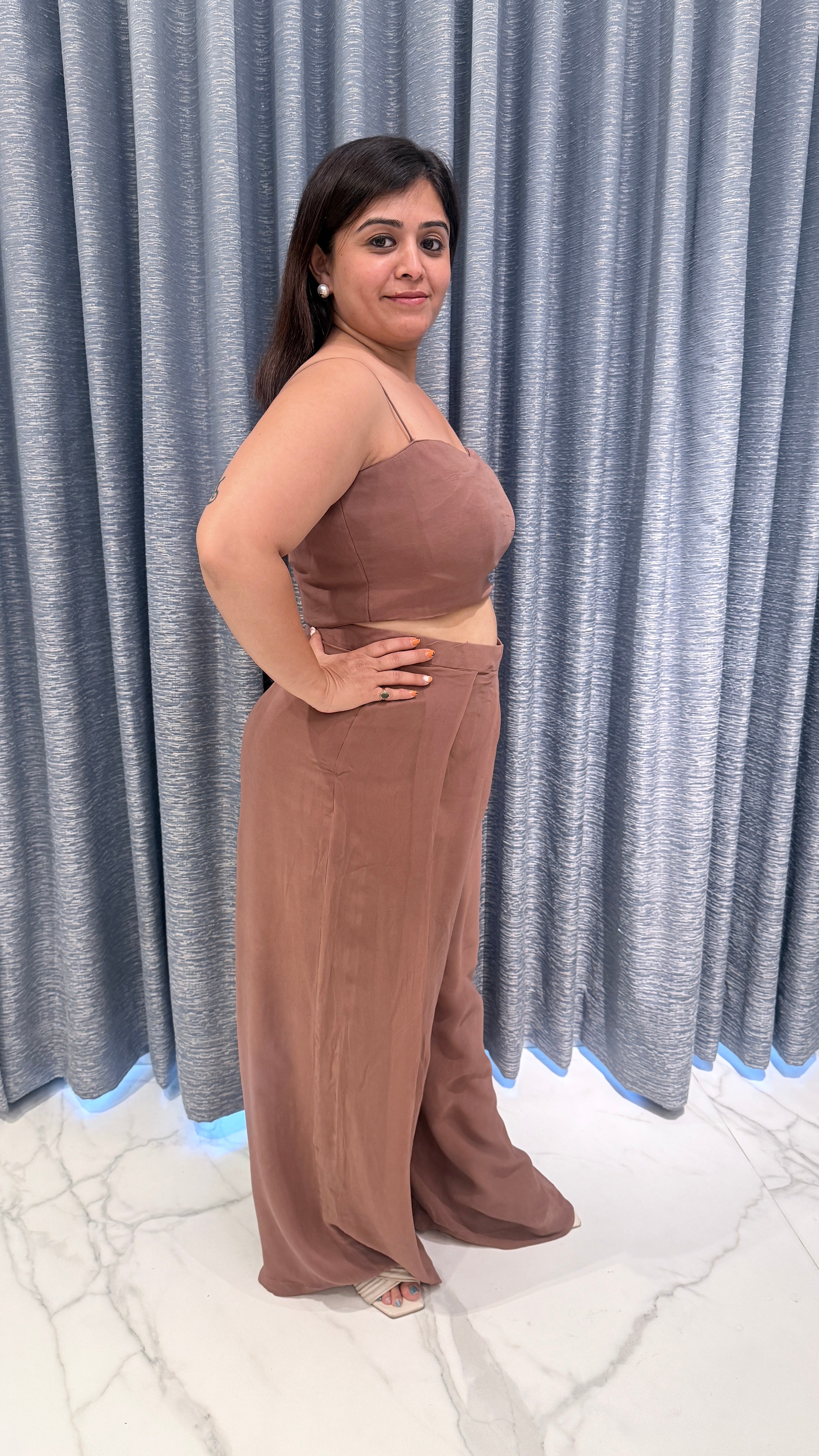 Mocha Brown 2-Piece Coord Set