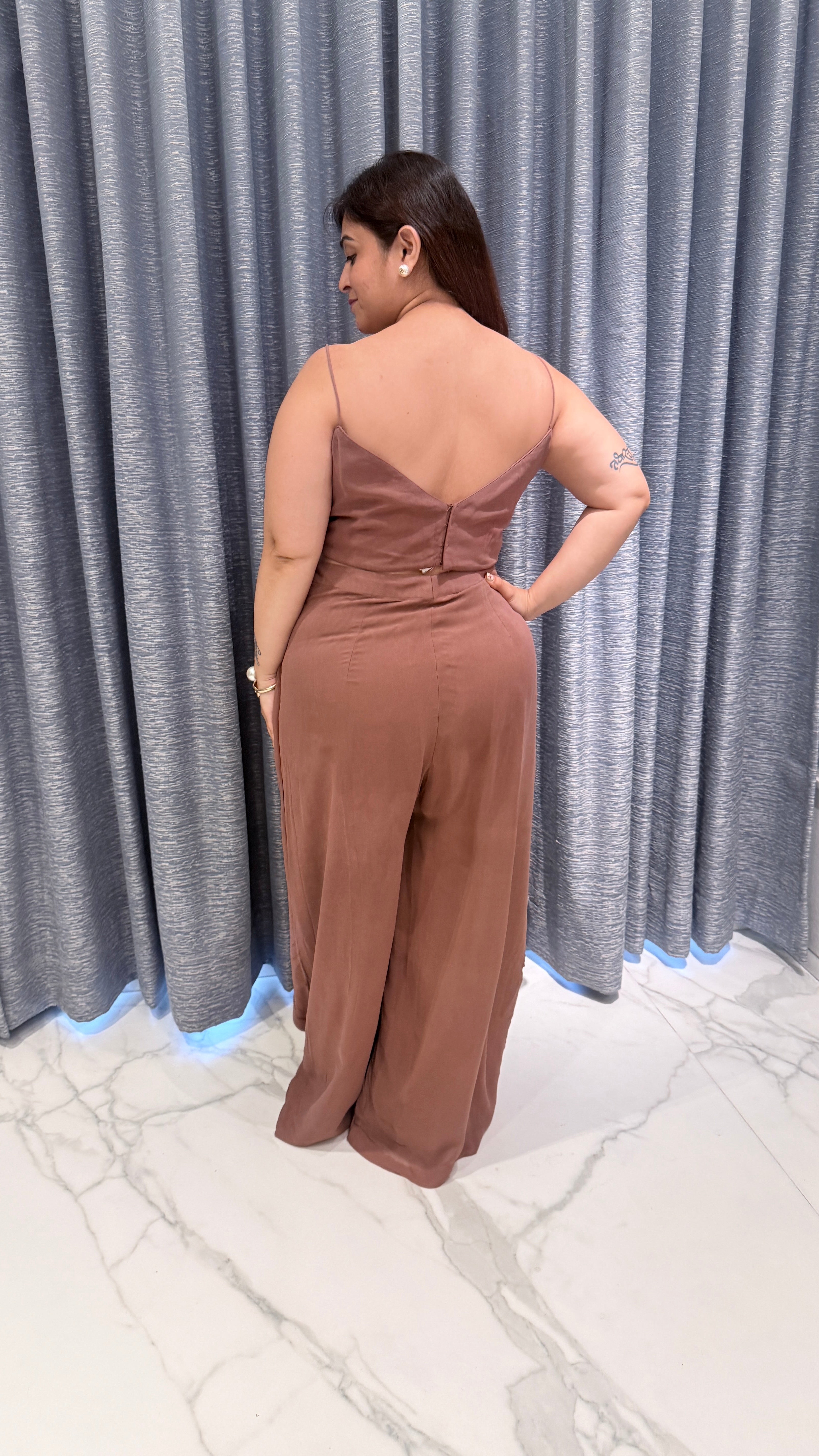 Mocha Brown 2-Piece Coord Set