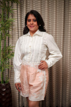 Blush & Ivory Chic Co-Ord Set