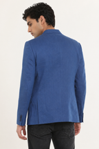 Men's Smart Casual Indigo Blue Blazer – Slim Fit