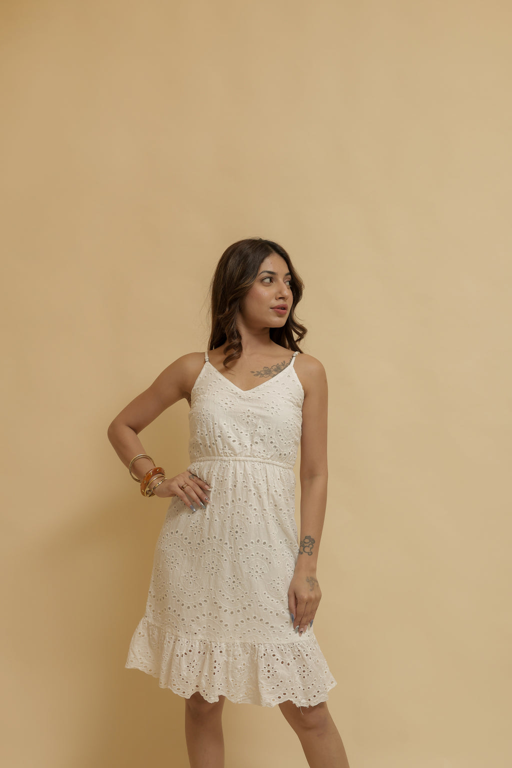 Short Spaghetti ChickenKari Dress