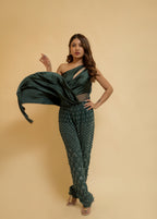 One-Shoulder Luxe Designer Jumpsuit