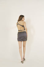 Black Sparkle Statement Dress