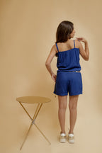 Effortless Blue Summer Jumpsuit