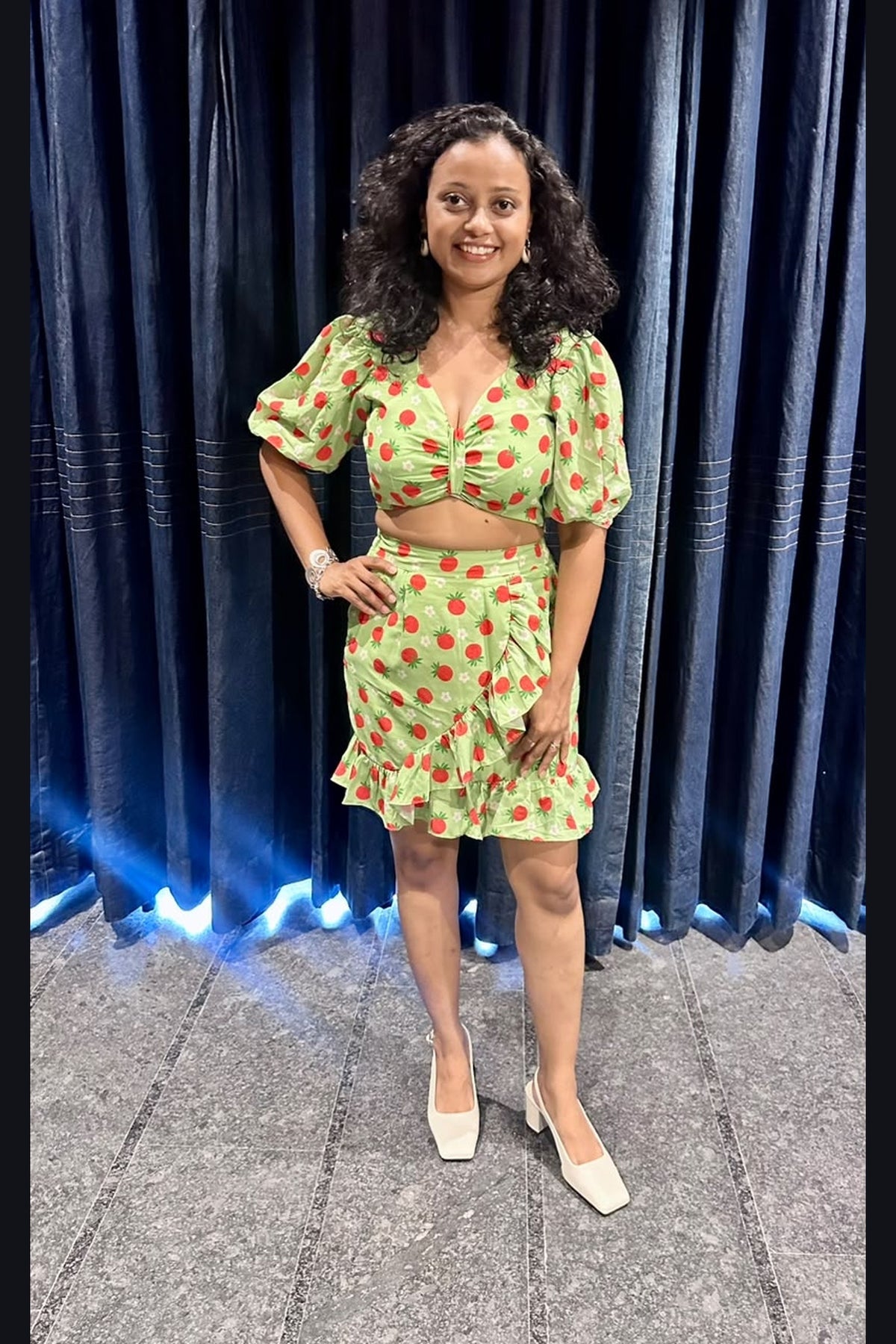 Sweet Strawberry Ruffle Co-ord Set