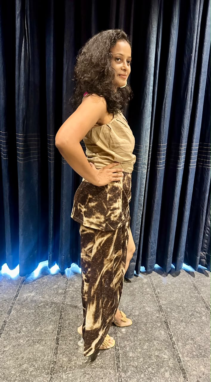 Desert Marble Draped Skirt