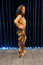 Desert Marble Draped Skirt