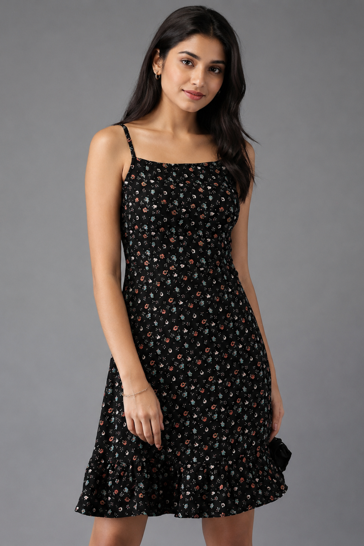 The Go-To Summer Floral Fit-and-Flare