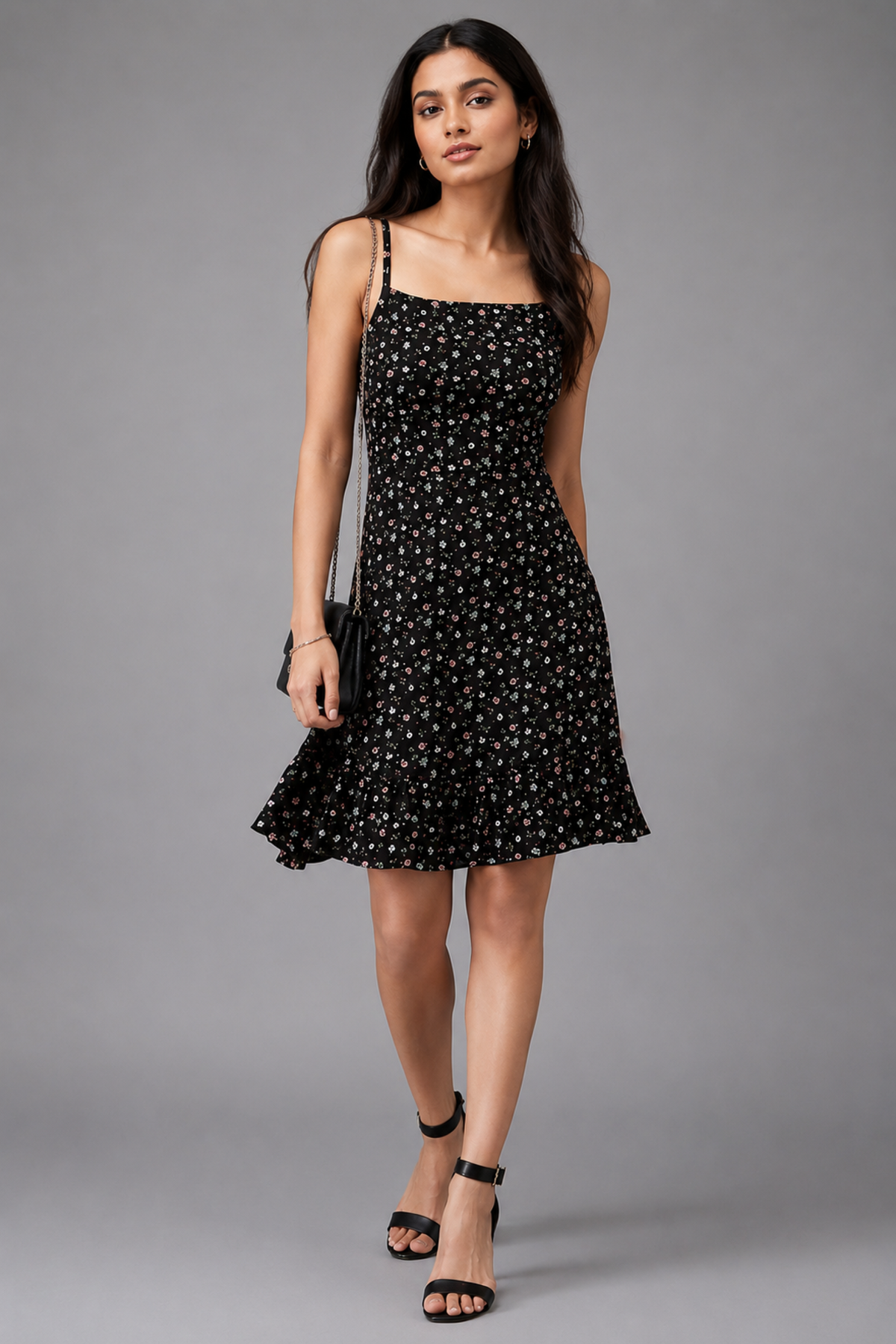 The Go-To Summer Floral Fit-and-Flare