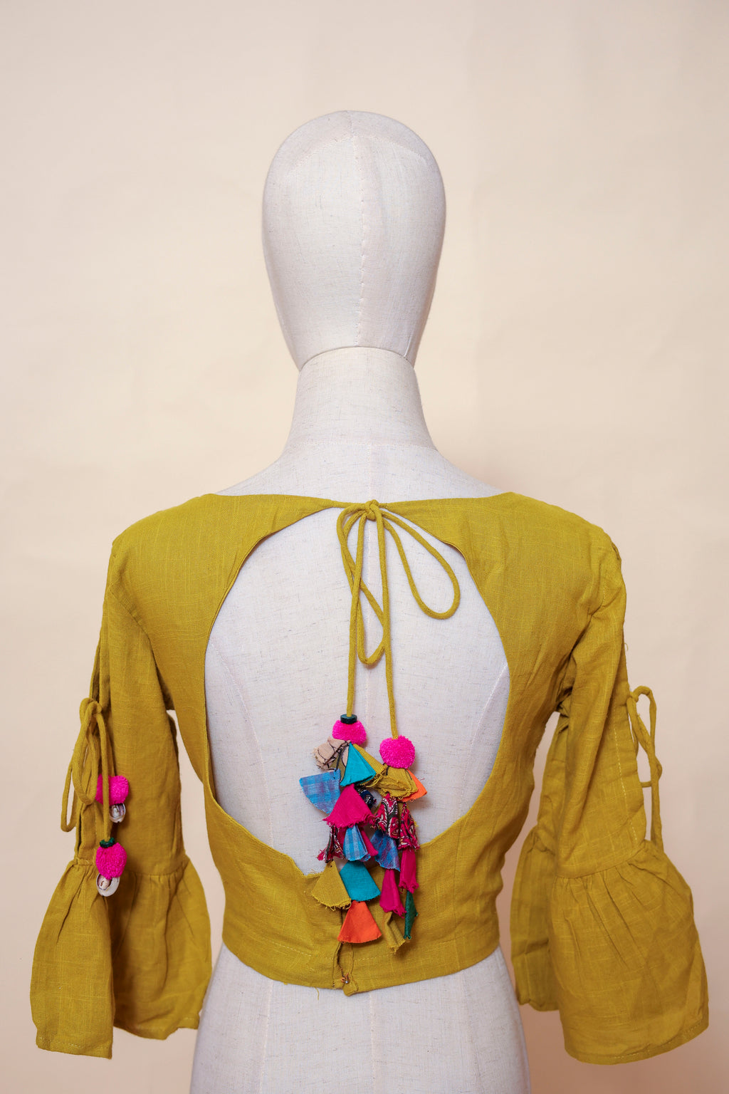 Handcrafted Choli With Ivory Chaniya