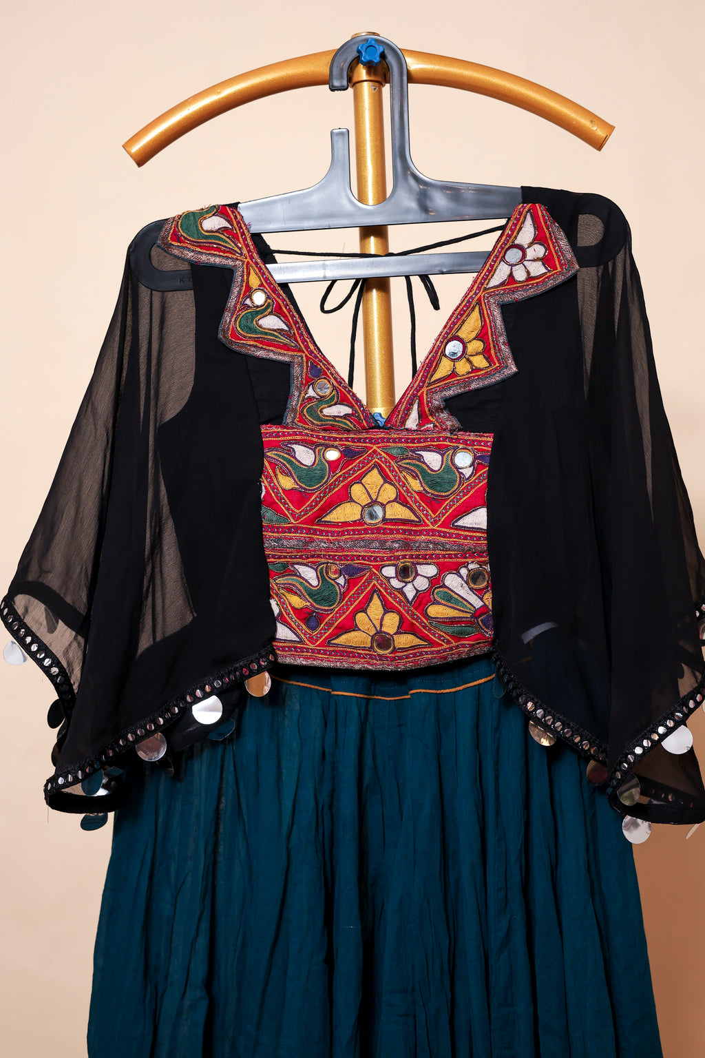 Mirror Work Boho Chaniya Choli