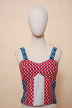 Handcrafted Red & Ivory Chaniya Choli