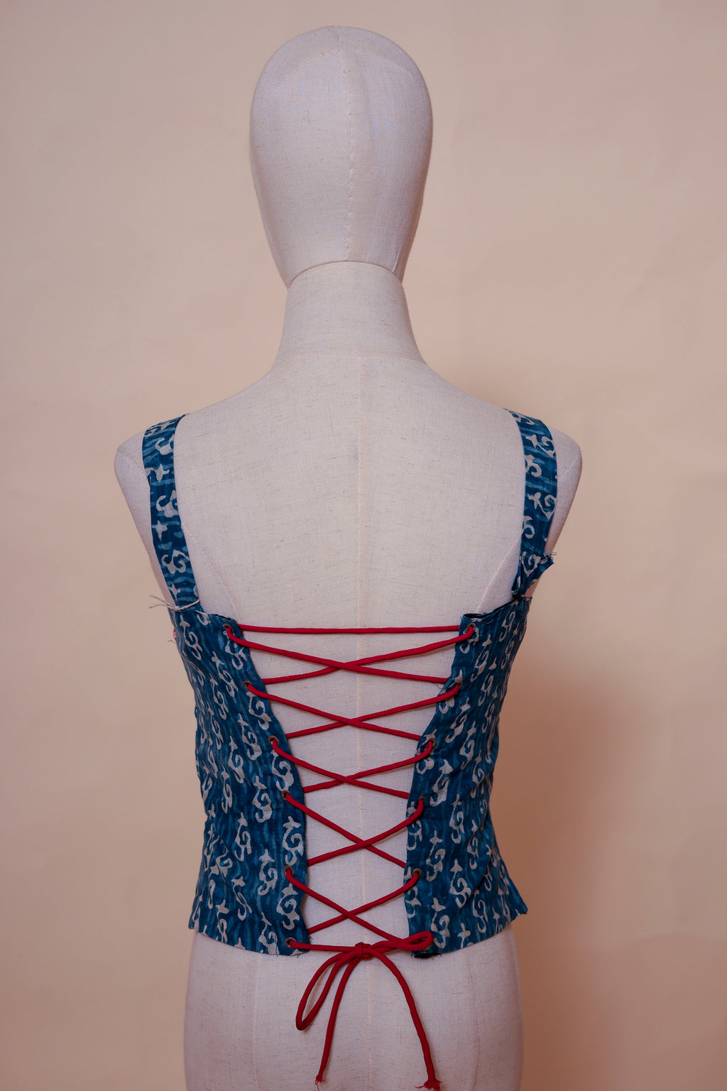 Handcrafted Red & Ivory Chaniya Choli