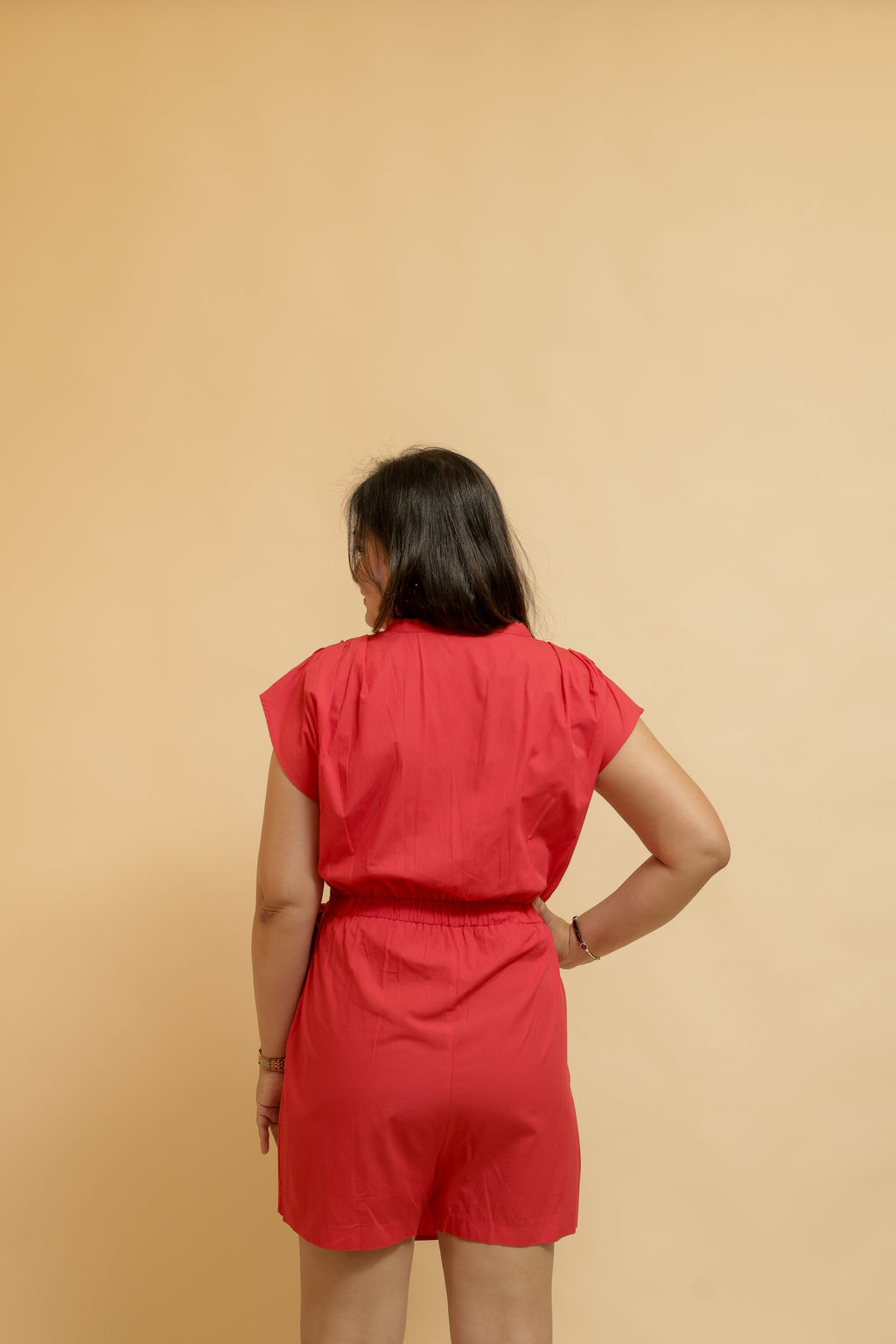 V-Neck Tie-Up Skorts